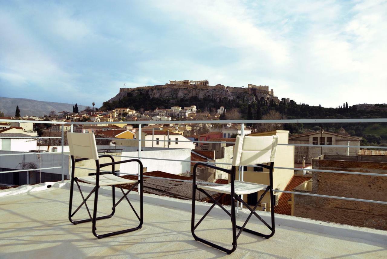Apartment With Rooftop Terrace & Acropolis View เอเธนส์ ภายนอก รูปภาพ