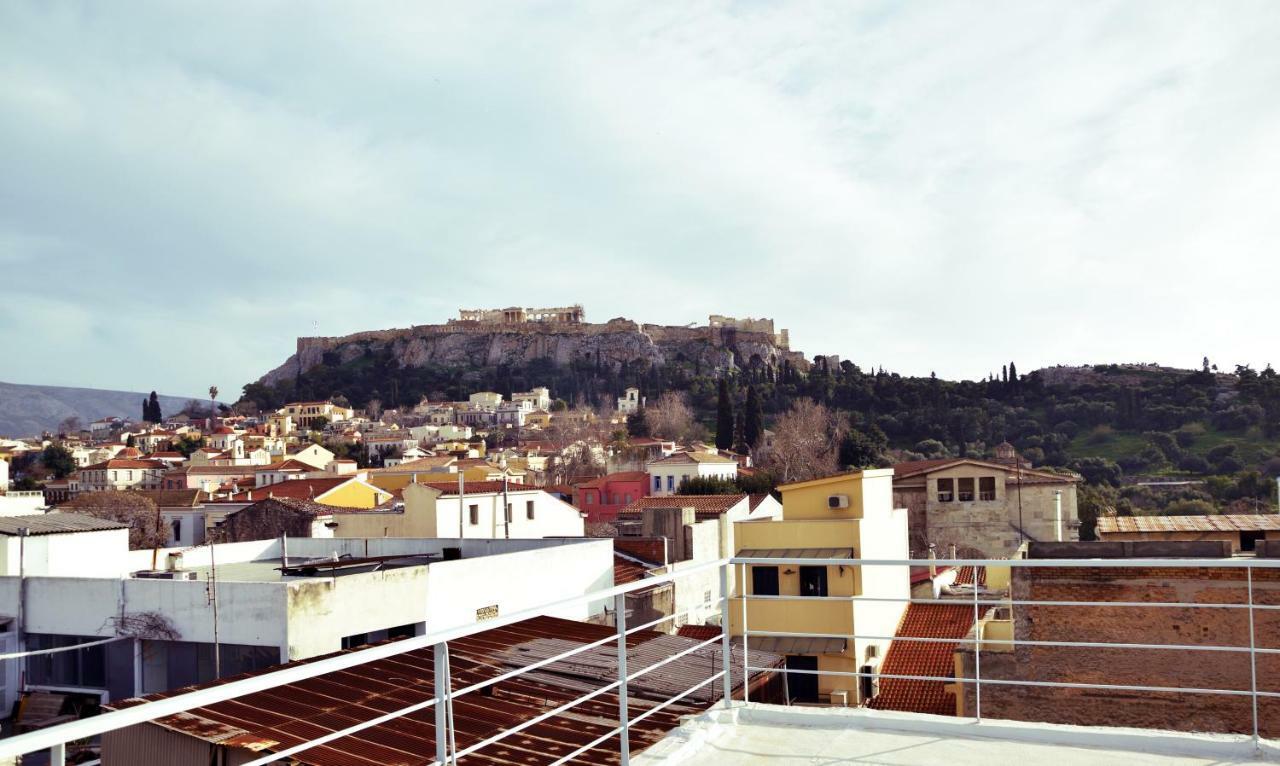 Apartment With Rooftop Terrace & Acropolis View เอเธนส์ ภายนอก รูปภาพ